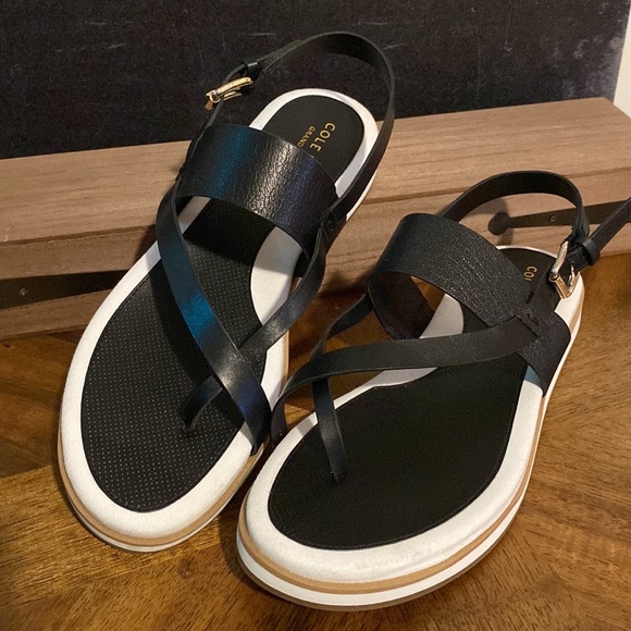 Cole Haan Shoes Cole Haan Womens Mandy Thong Sandal Black Size 8